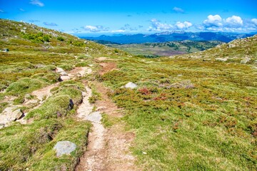 hiking the beautiful GR20 trail in corsica