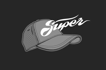 Stylized lettering Set. Inscription 