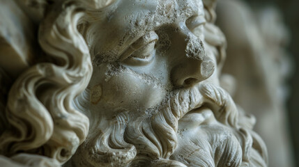 Timeless Wisdom: Hellenistic Philosophy in Sculpture. Generative AI