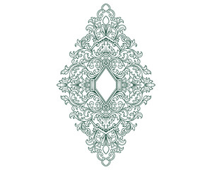 Baroque engraved. Victorian floral ornamental borders, vintage decorative frame elements. Vector illustration royal set for wedding invitation and greeting cards, ornaments romantic invitations