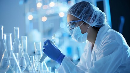 Classmates having friendly conversation during teamwork,chemists search in labotaory, work for searching,
