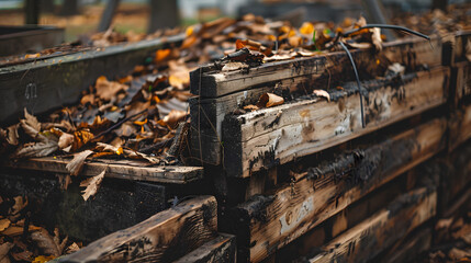 wooden compost