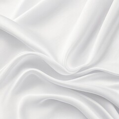 Gorgeous texture background of white cotton silk fabric