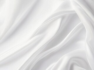 Obraz premium Gorgeous texture background of white cotton silk fabric