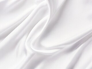Gorgeous background texture of white cotton silk fabric
