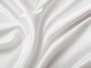 Obraz premium Gorgeous background texture of white cotton silk fabric 