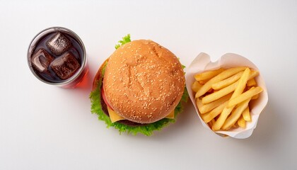 realistic juicy burger with tomato, cheese and lettuce, ai generated 