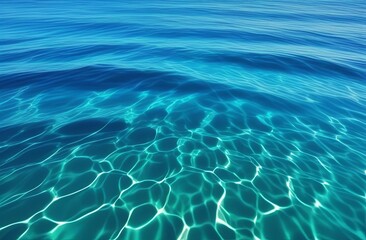 Obraz premium blue water with ripples on the surface