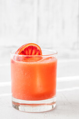 Sicilian Negroni cocktail