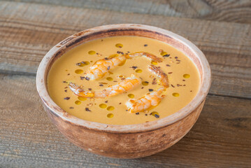 Portion of bisque