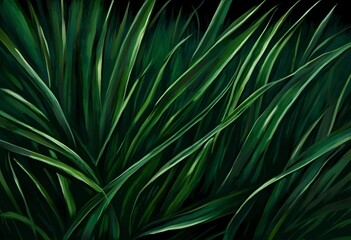 Lush Dark Green Grass