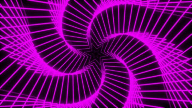 Abstract red 3D Sci-Fi triangles waving geometric shapes wallpaper hi tech futuristic neon shiny style animated blank for text and logo backdrop glowing lines cybersecurity twirling wave wallpaper 4k
