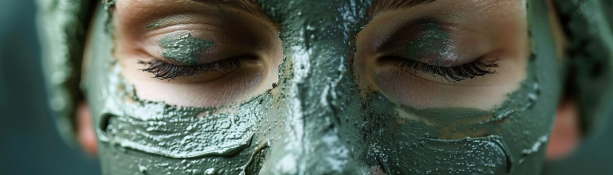Organic green clay face mask, Organic skincare, Purifying and detoxifying