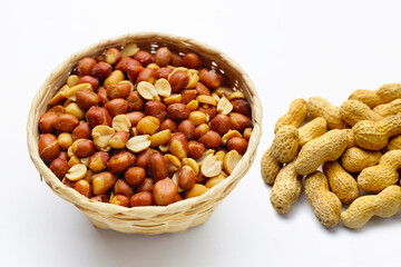 Red skin peanuts roasted salted, peanut snacks