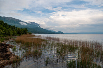 Trpejca village, a traditional fishing village and and now a famous tourist spot on Lake Ohrid and Galicica Mountain. It is known as the Macedonian Saint-Tropez, pearl of the water.