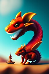chinese dragon statue