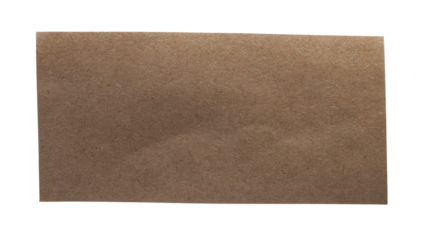 Blank cardboard price tag isolated on white