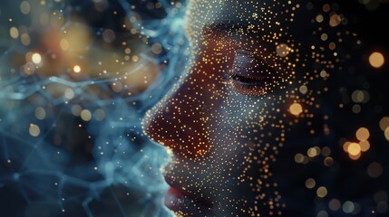 Person mind-map or memory chart, exploring the connection between dreams and memory consolidation