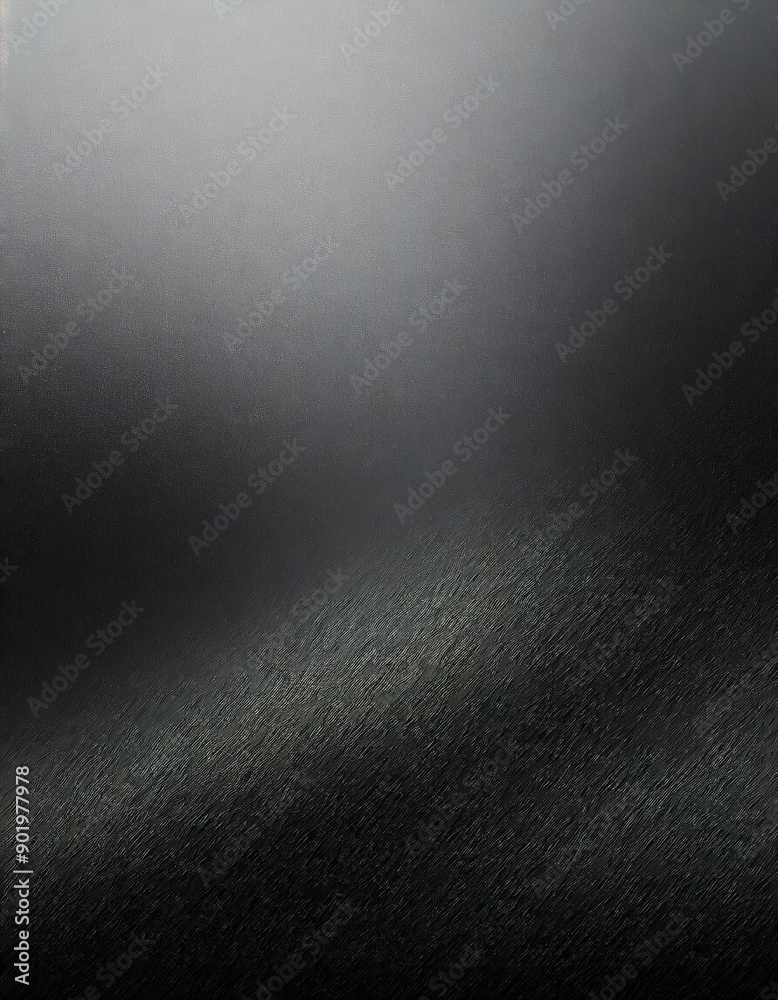Poster abstract minimalist texture. dark gray gradient background with subtle grainy effect and soft light 
