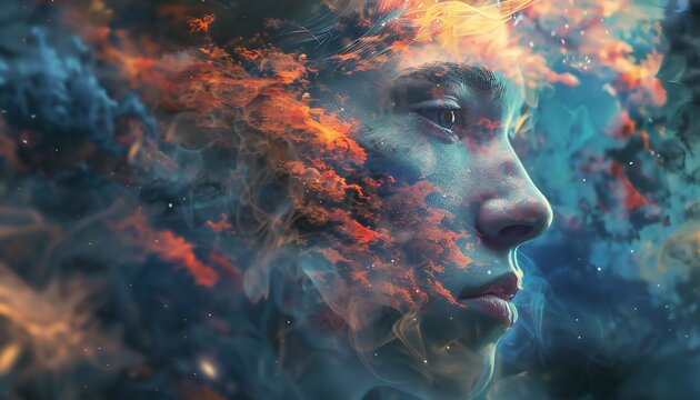 Human AI image containing web information