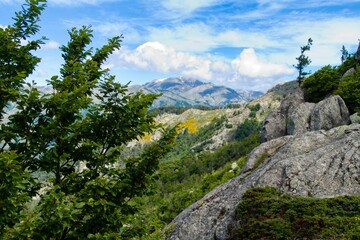 hiking the GR20 trail corsica island france