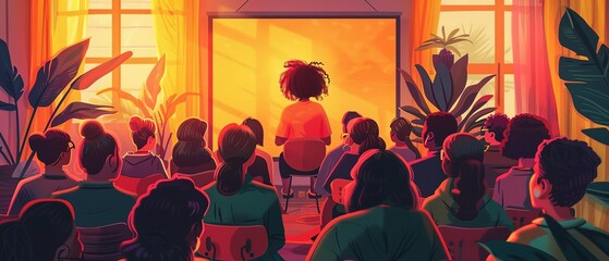 Supportive message board in a community space, Mental health, Encouragement and connection