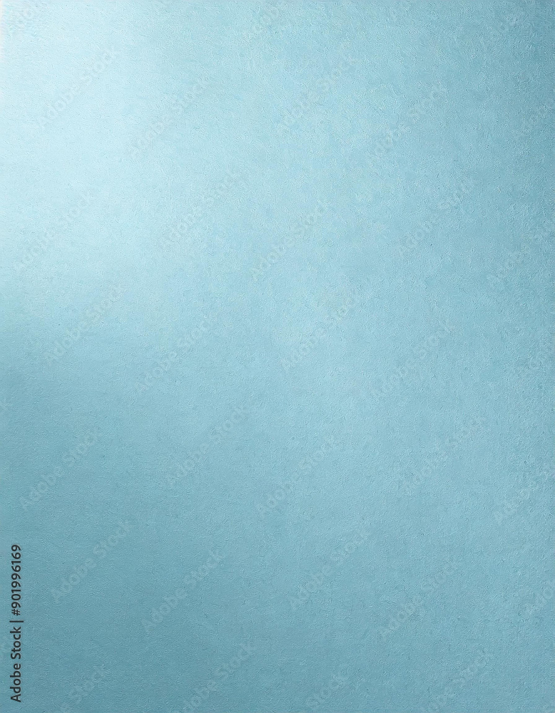 Aufkleber Serene Sky Blue Textured Background with Subtle Gradient and Gentle Grain Effect. Ideal for Graphic Design, Marketing, and Digital Art Projects. Vertical Banner Wallpaper With Copy Space