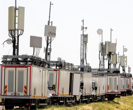 Mobile communication gsm base station vehicles