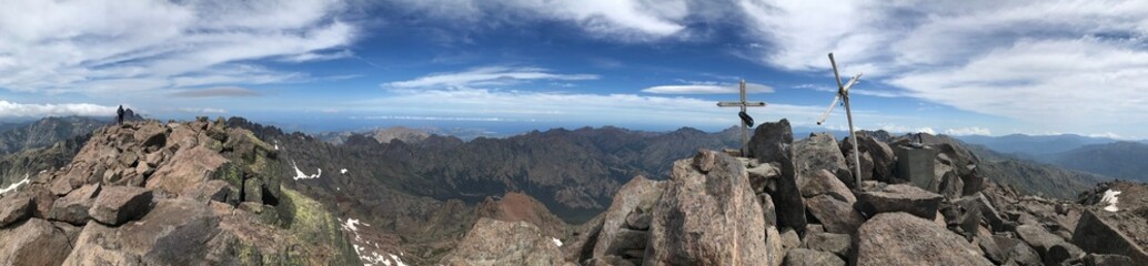 hiking the GR20 trail corsica island france