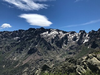 hiking the GR20 trail corsica island france