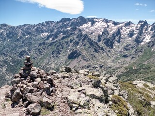 hiking the GR20 trail corsica island france