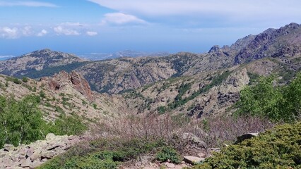 hiking the GR20 trail corsica island france