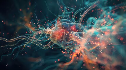 An educational image showing the brain neural connections involved in dreaming