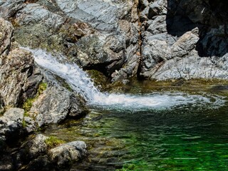 hiking the GR20 trail corsica island france