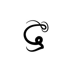 letter c logo template that is unique and simple