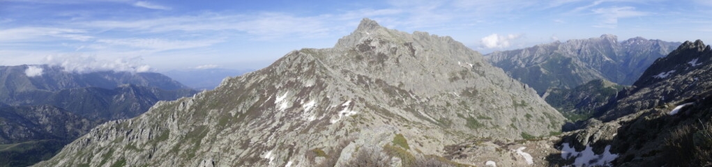 hiking the GR20 trail corsica island france