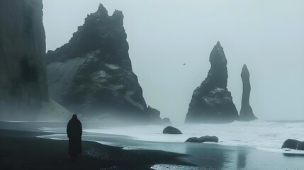 Incredible view of rock formations Troll Toes