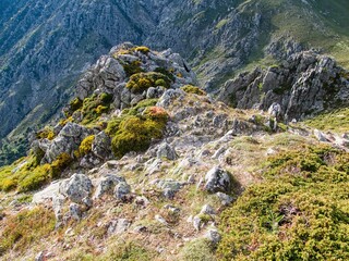 hiking the GR20 trail corsica island france