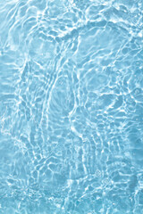 blue swimming pool, water texture, ripple surface