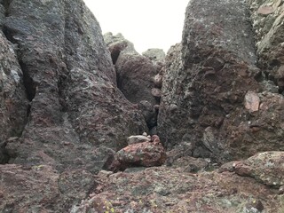 hiking the GR20 trail corsica island france