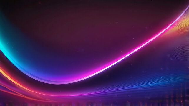 Big neon wave background, abstract smooth background with refractions on a light background