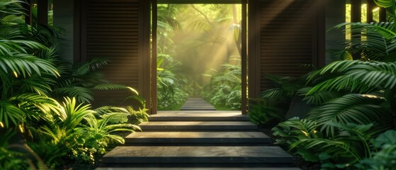 Obraz premium An ultramodern supernatural scene showcasing a delicate seahorse