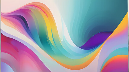Acrylic paints splash waves Multicolored background.	
