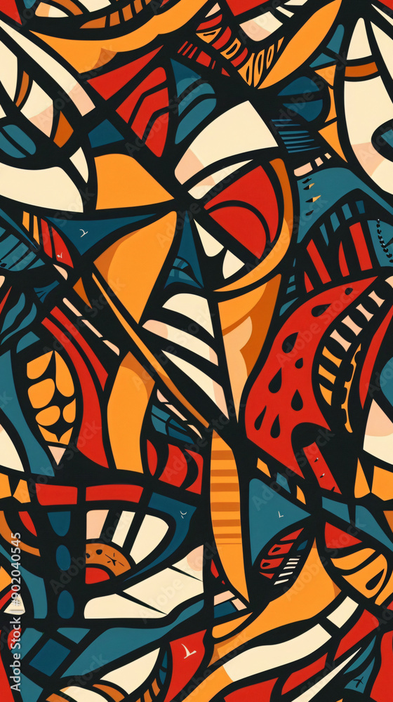 Poster retro-inspired and lively design to infuse energy and flair into any project
