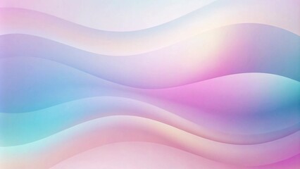 Fototapeta premium Abstract background with soft pastel wavy lines gradient colors,generative ai 