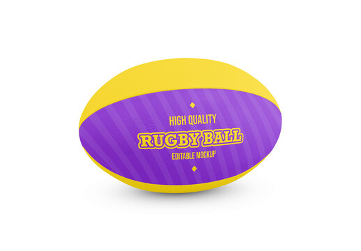 Rugby Ball Mockup