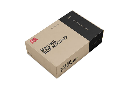 Cardboard Box Mockup
