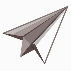 Elegant Paper Plane Illustration Classic Design for Modern Visuals