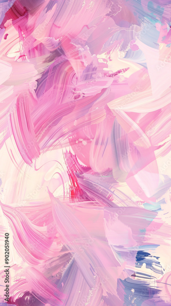 Aufkleber abstract background created with seamless pink and purple brushstroke pattern