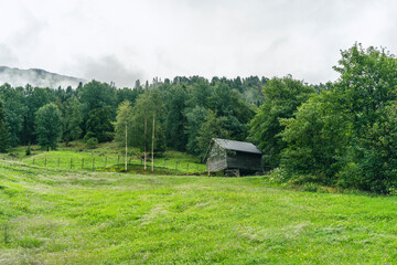 Cultural landscape of Sunnfjord in western Norway.